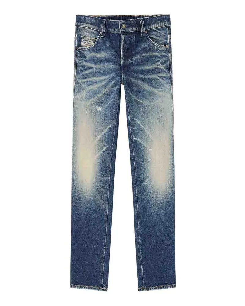 Diesel Straight Leg Jeans - Blau Blau