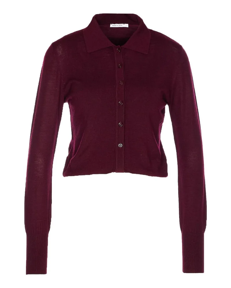 Patrizia Pepe Cardigan - Dunkelrot Dunkelrot