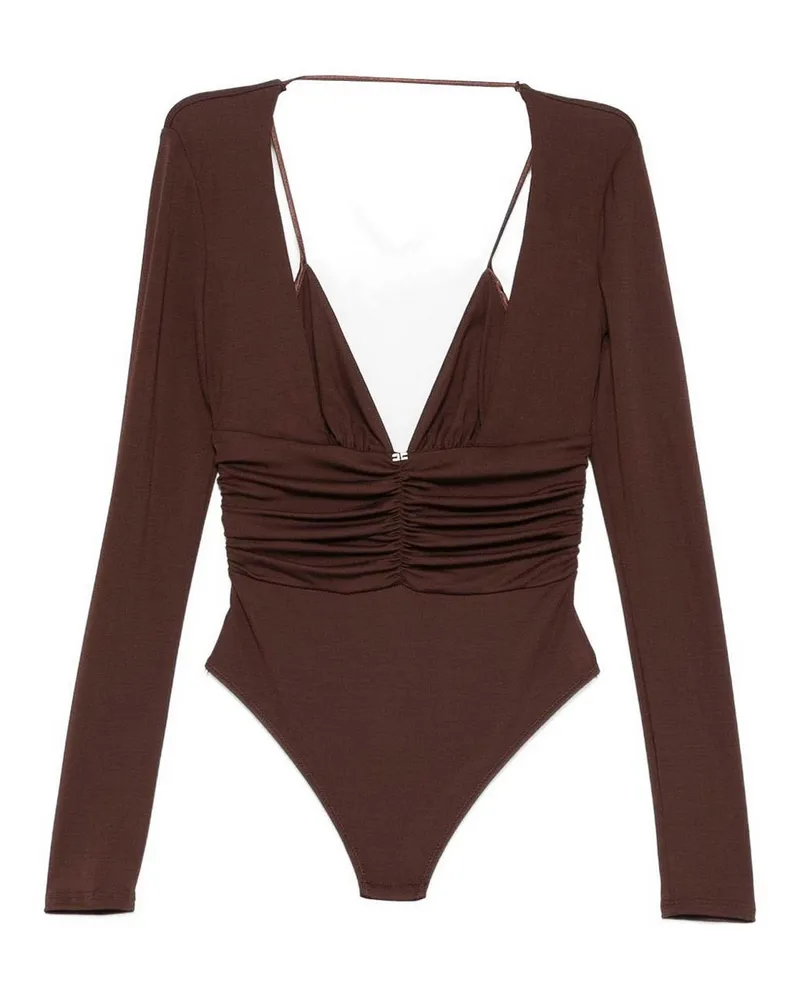 Elisabetta Franchi Top - Braun Braun