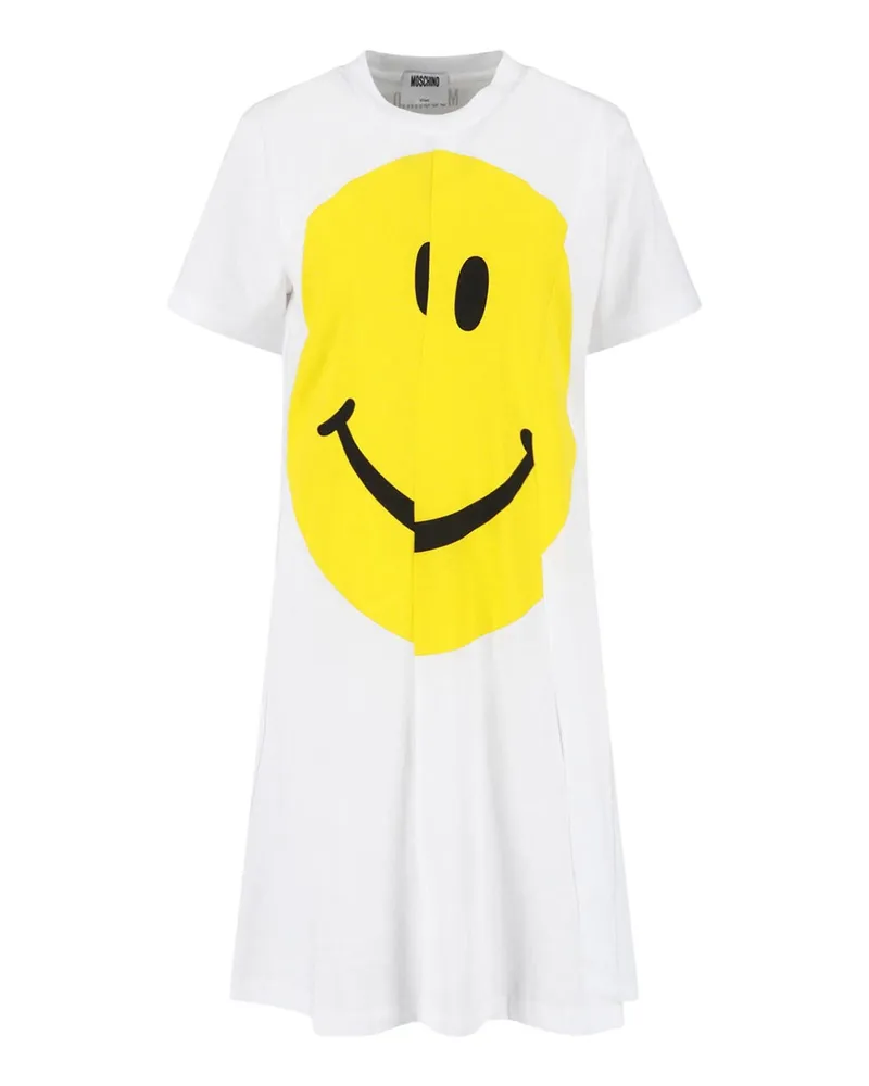 Moschino Knielanges Kleid - Weiß Weiß