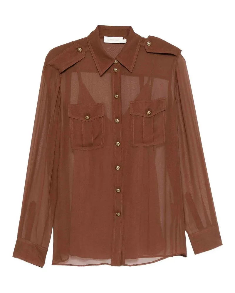 Zimmermann Hemd - Braun Braun