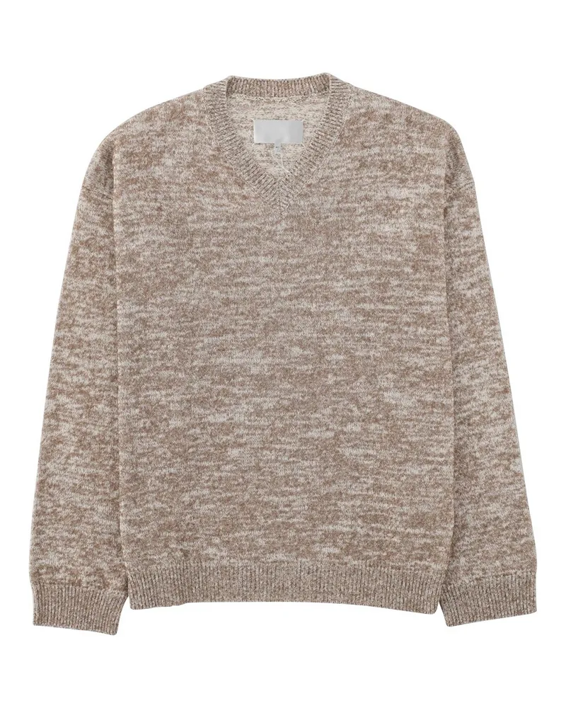Maison Margiela Rundhalspullover - Beige Beige