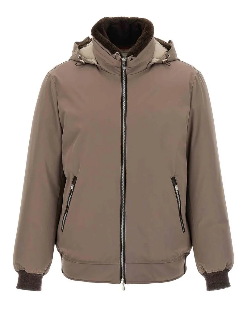 Brunello Cucinelli Bomberjacke - Grau Grau