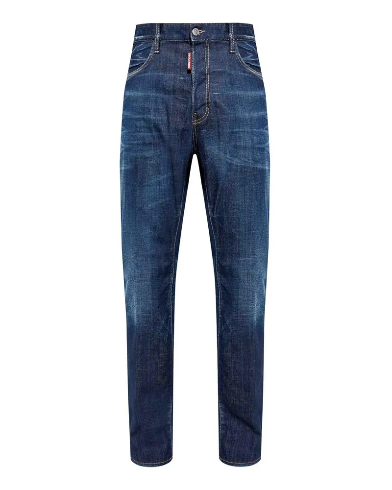 Dsquared2 Straight Leg Jeans - Dunkelblau Dunkelblau