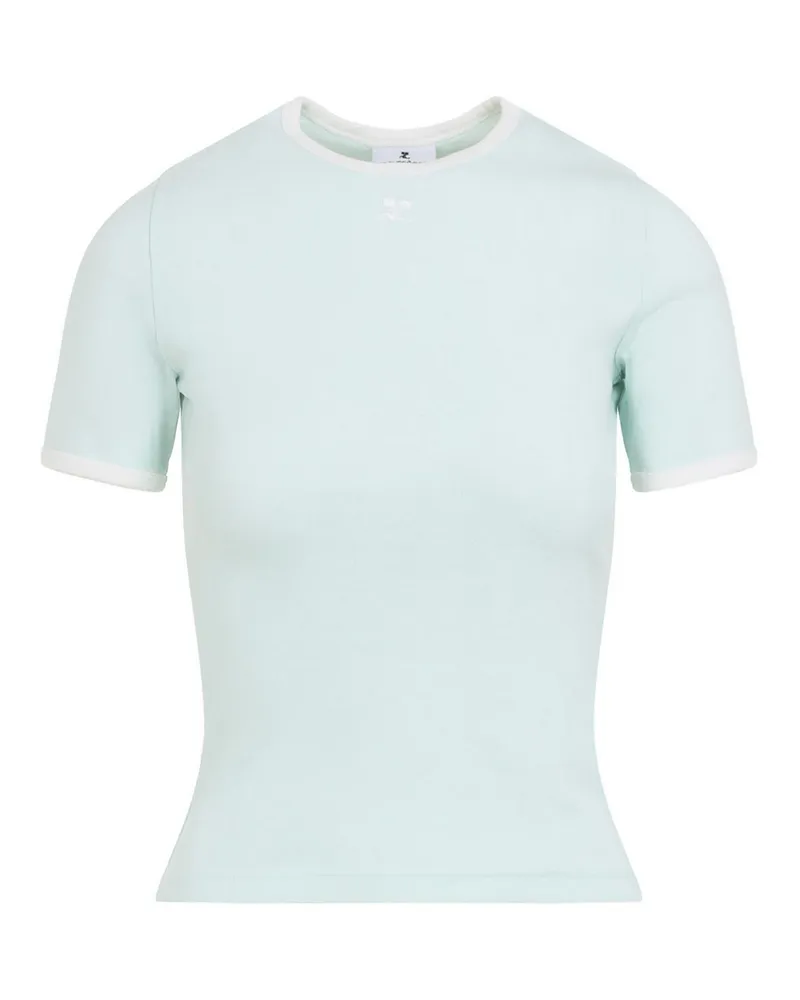 Courrèges T-Shirt - Hellgrün Hellgrün