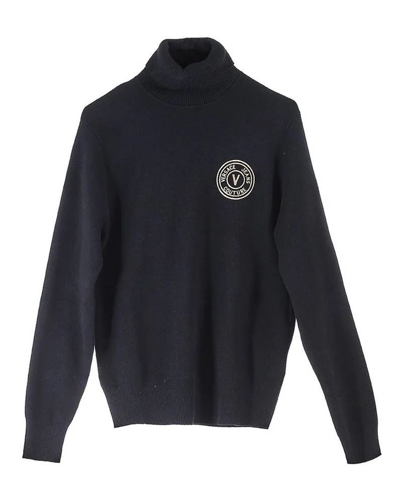 Versace Jeans Rollkragenpullover - Schwarz Schwarz