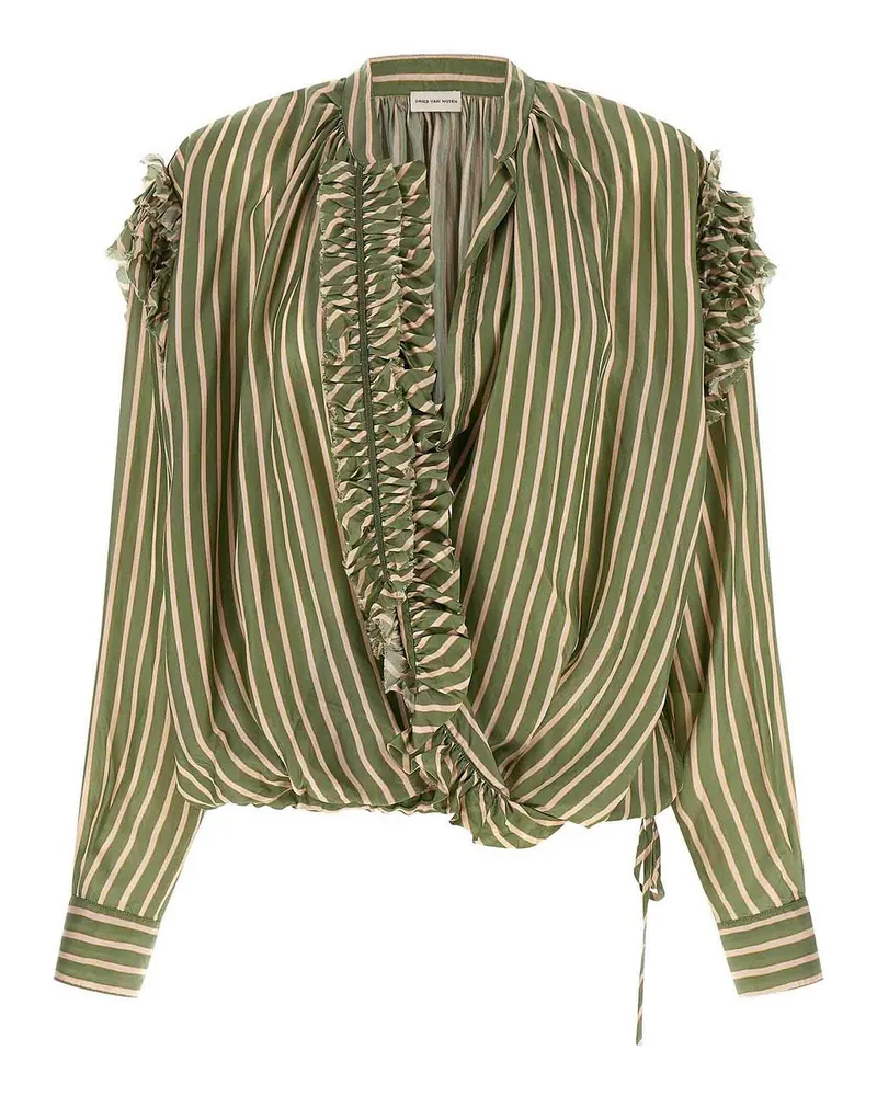 Dries van Noten Hemd - Grün Grün