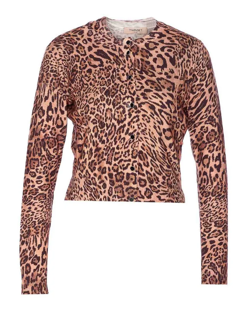 Twin-Set Cardigan - Beige Animal