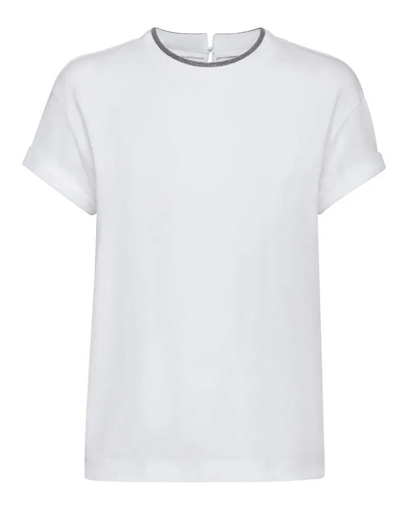 Brunello Cucinelli T-Shirt - Weiß Weiß
