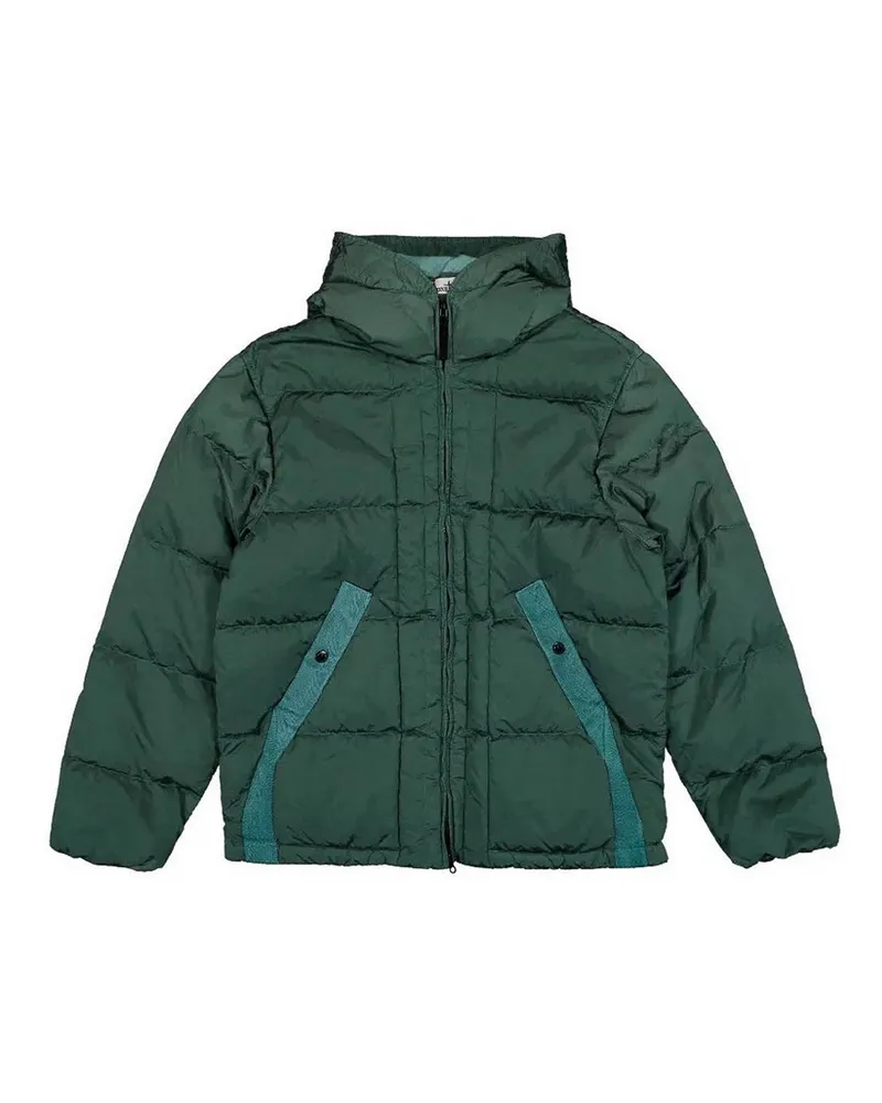 Stone Island Langer Mantel - Grün Grün