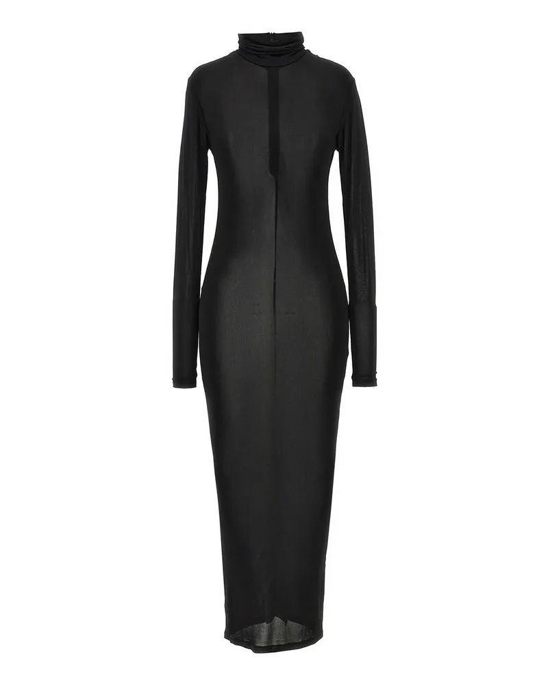 Isabel Marant Knielanges Kleid - Schwarz Schwarz
