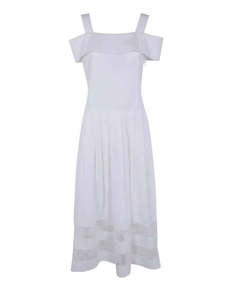 Blumarine Maxikleid - Weiß Weiß