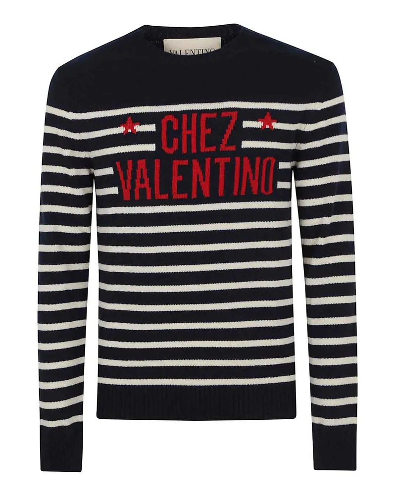 Valentino Garavani U-Boot-Pullover - Blau Blau