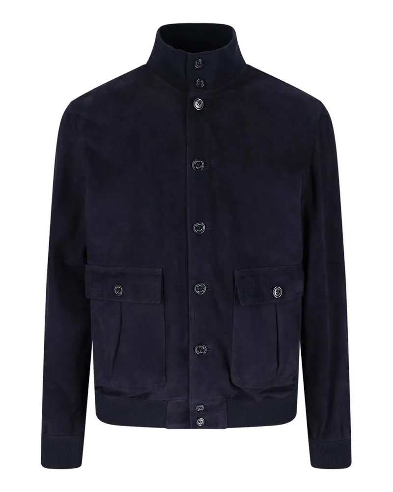 Valstar Lederjacke - Blau Blau