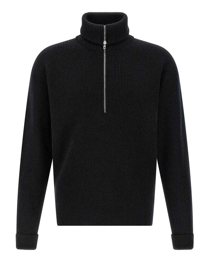 Christophe Lemaire Rundhalspullover - Schwarz Schwarz