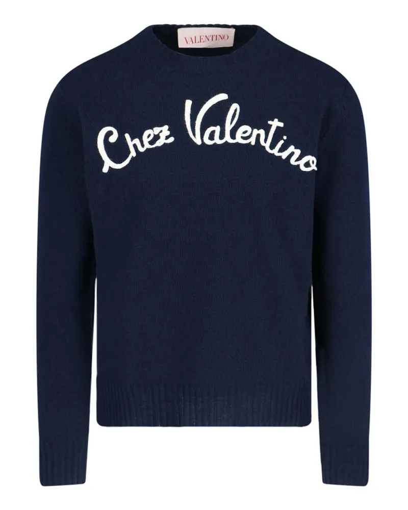 Valentino Garavani U-Boot-Pullover - Blau Blau