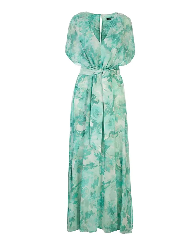 Kiton Knielanges Kleid - Grün Grün
