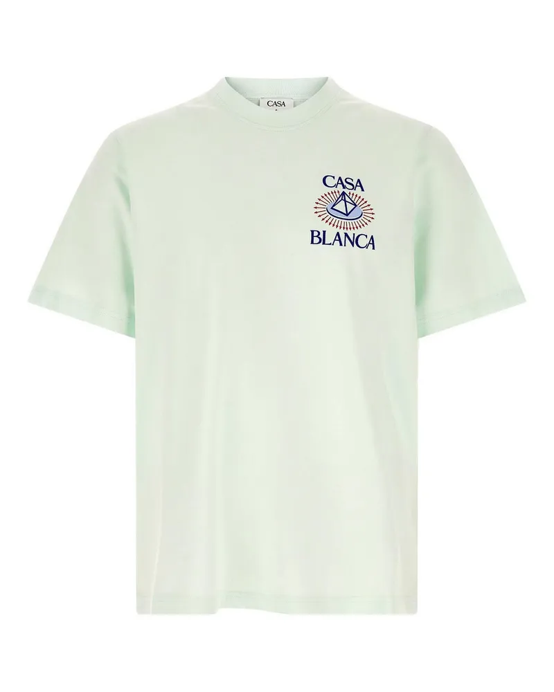 Casablanca Paris T-Shirt - Hellblau Hellblau