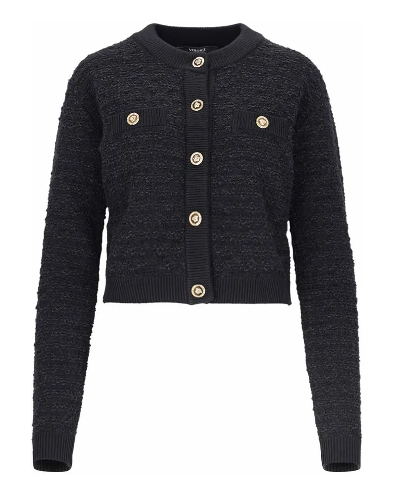 Versace Cardigan - Schwarz Schwarz