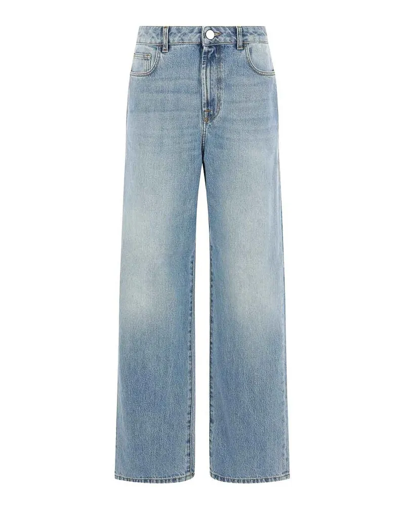 Róhe Straight Leg Jeans - Blau Blau