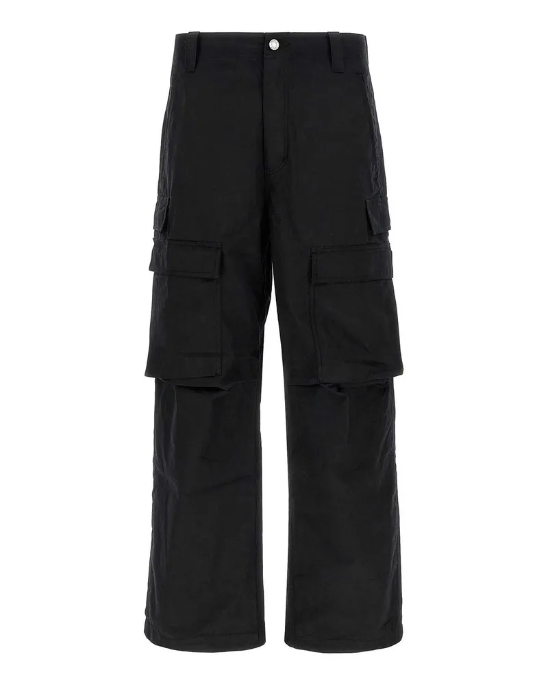 PURPLE BRAND Casual Hose - Schwarz Schwarz