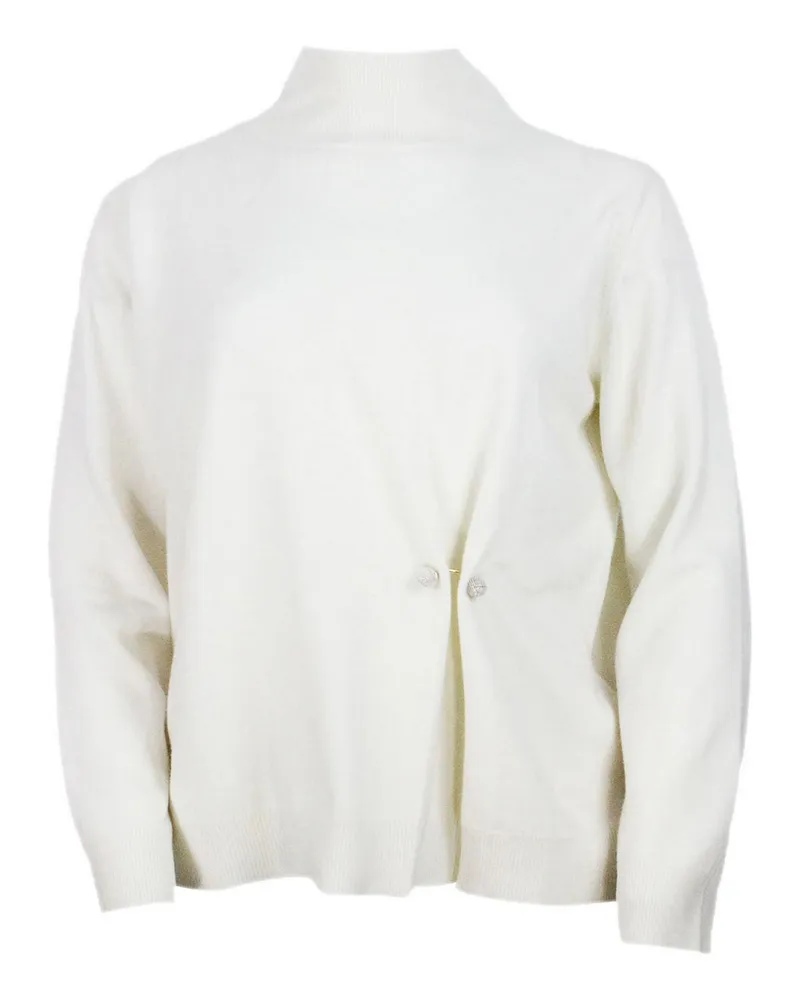 Fabiana Filippi Rundhalspullover - Weiß Weiß