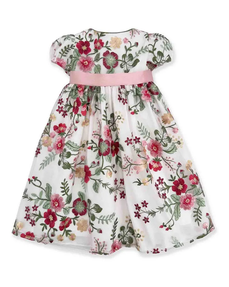 La Stupenderia Knielanges Kleid - Weiß Weiß