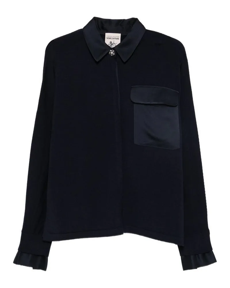 Semicouture Hemd - Blau Blau