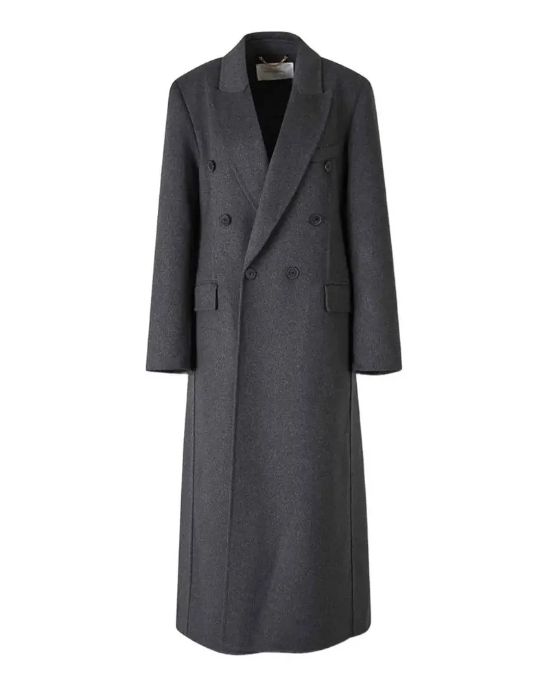 Victoria Beckham Knielanger Mantel - Grau Grau