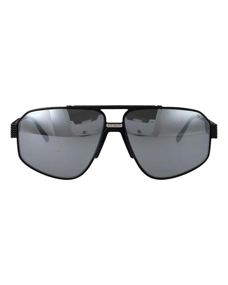Philipp Plein Sonnenbrille - Schwarz Schwarz
