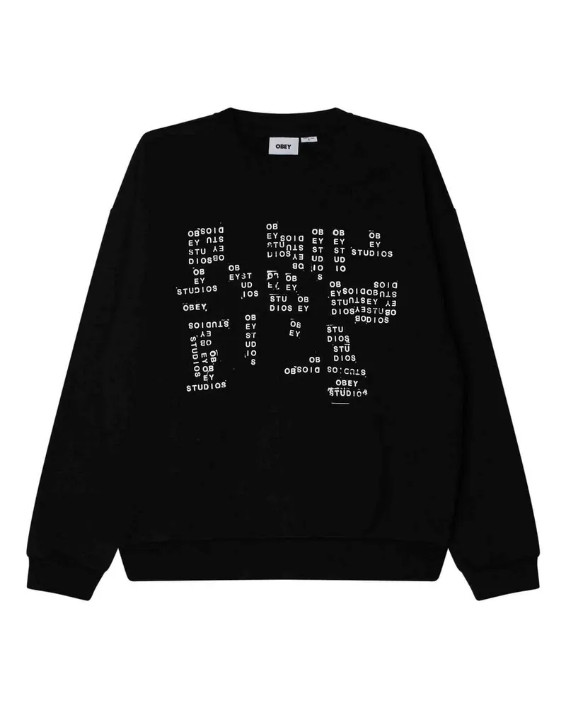 Obey Sweatshirt - Schwarz Schwarz