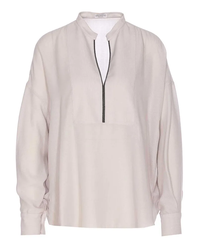 Brunello Cucinelli Hemd - Grau Grau