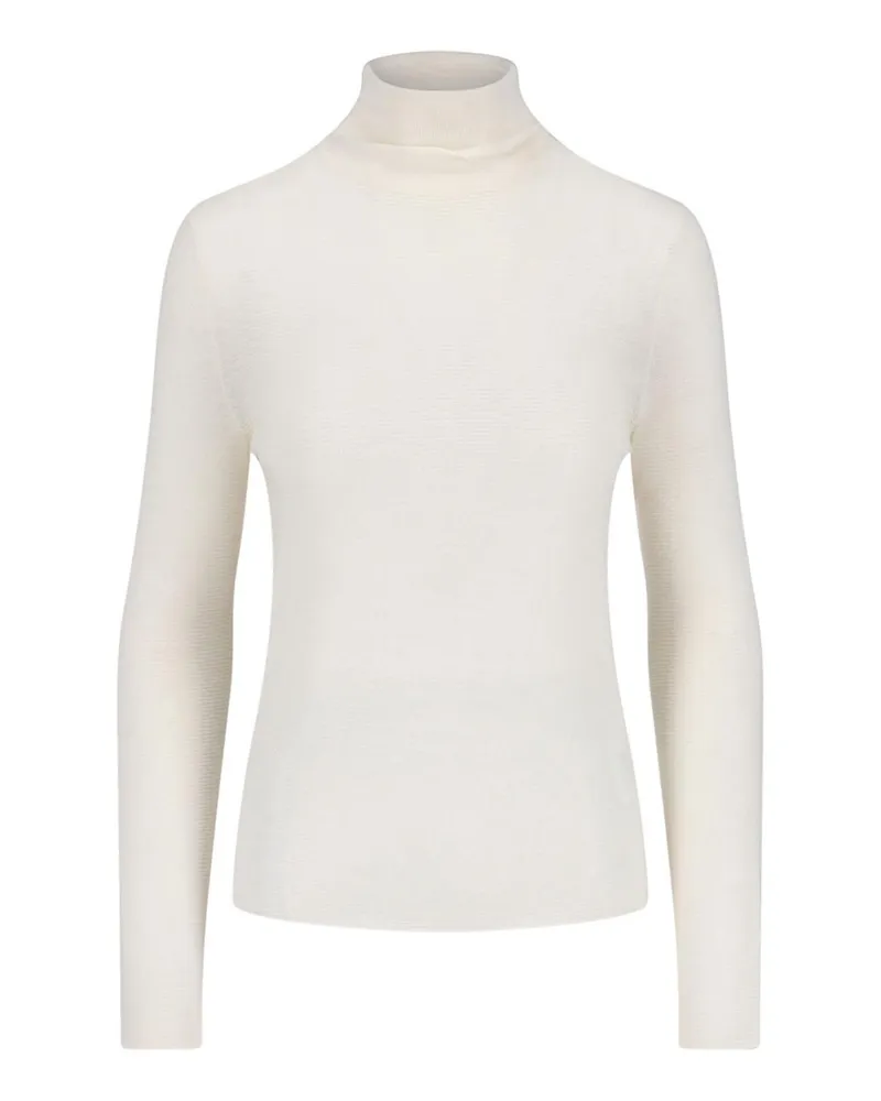 Lisa Yang Rundhalspullover - Weiß Weiß