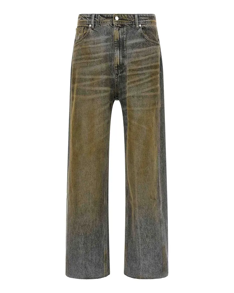 44 LABEL GROUP Straight Leg Jeans - Grün Grün