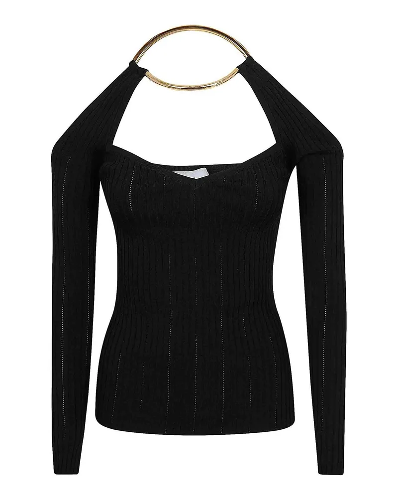Elisabetta Franchi Top - Schwarz Schwarz