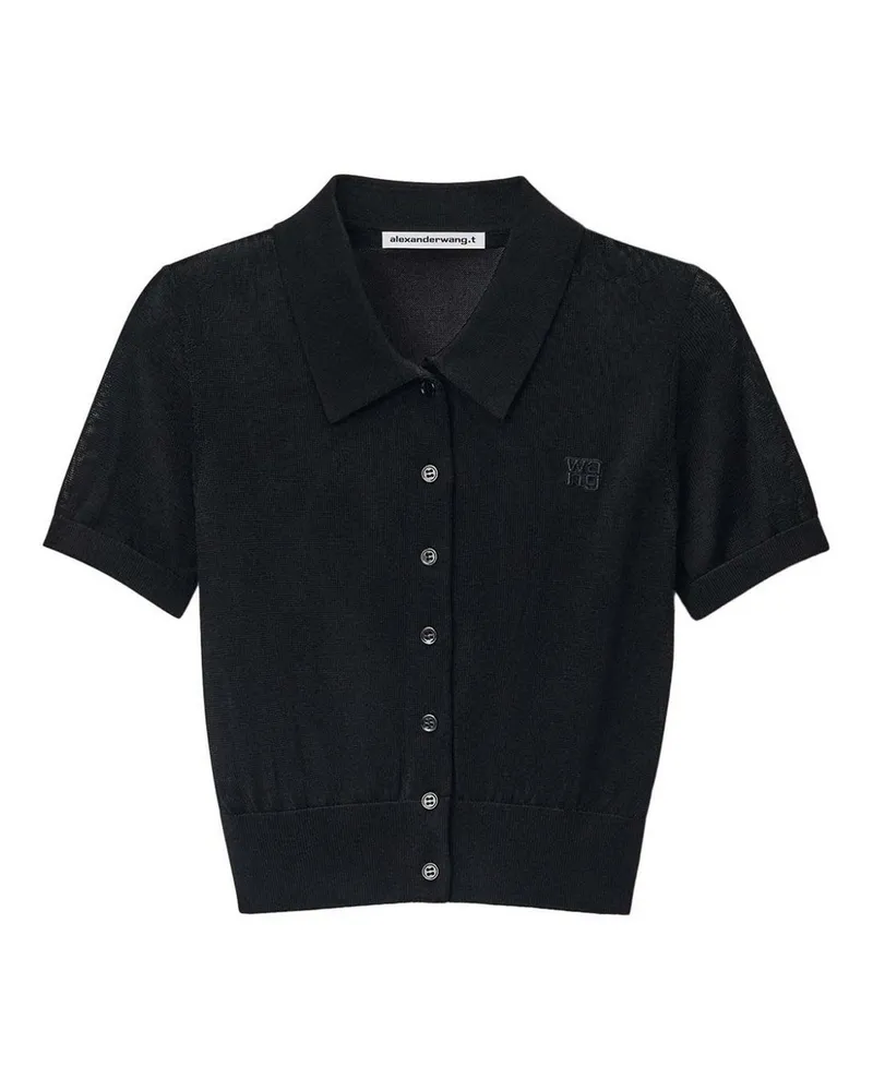 Alexander Wang Poloshirt - Schwarz Schwarz