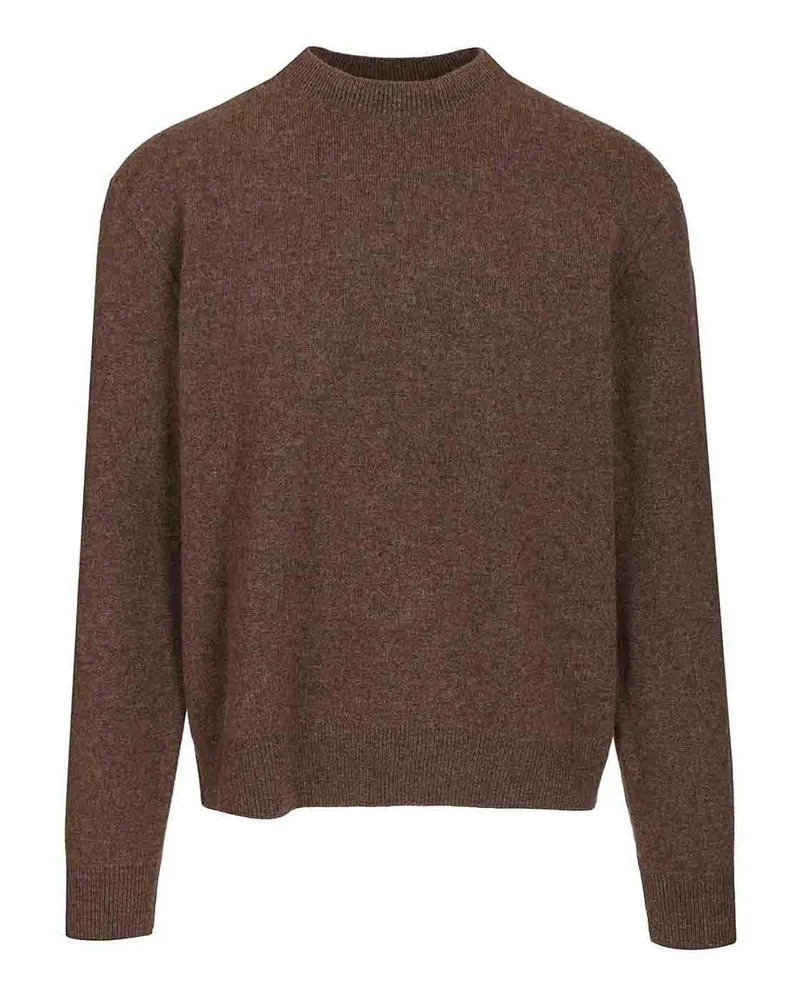 Acne Studios Rundhalspullover - Braun Braun