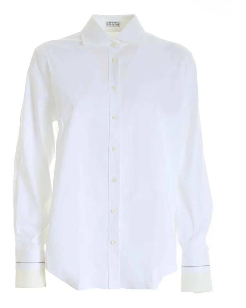 Brunello Cucinelli Hemd - Weiß Weiß