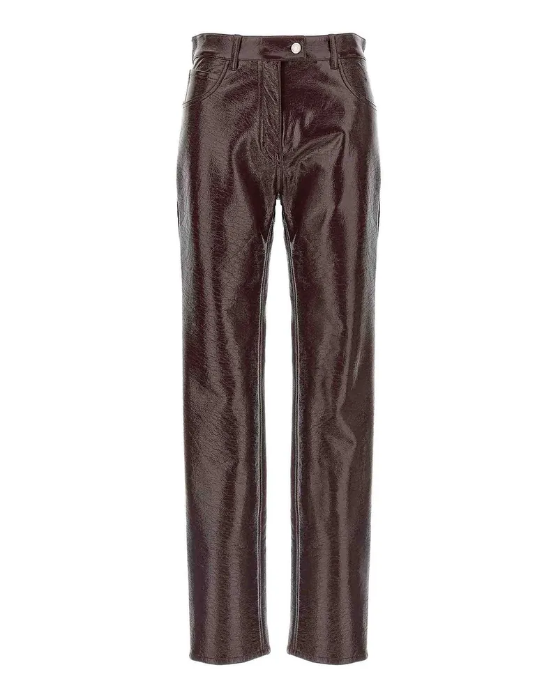 Courrèges Casual Hose - Dunkelrot Dunkelrot