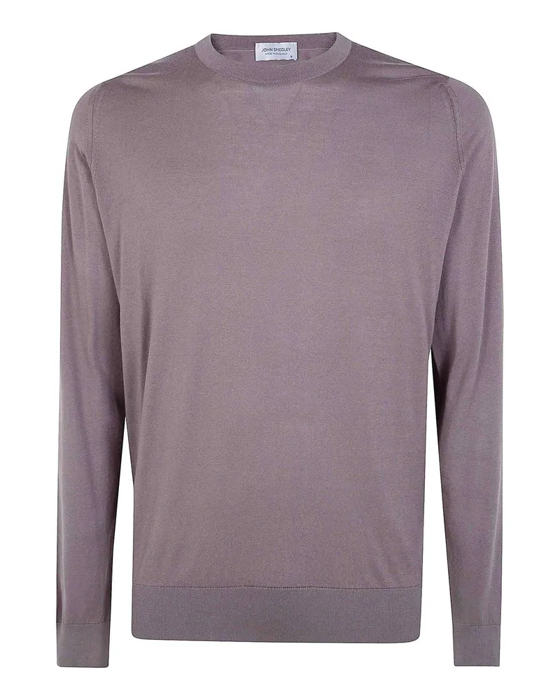 John Smedley Rundhalspullover - Braun Braun