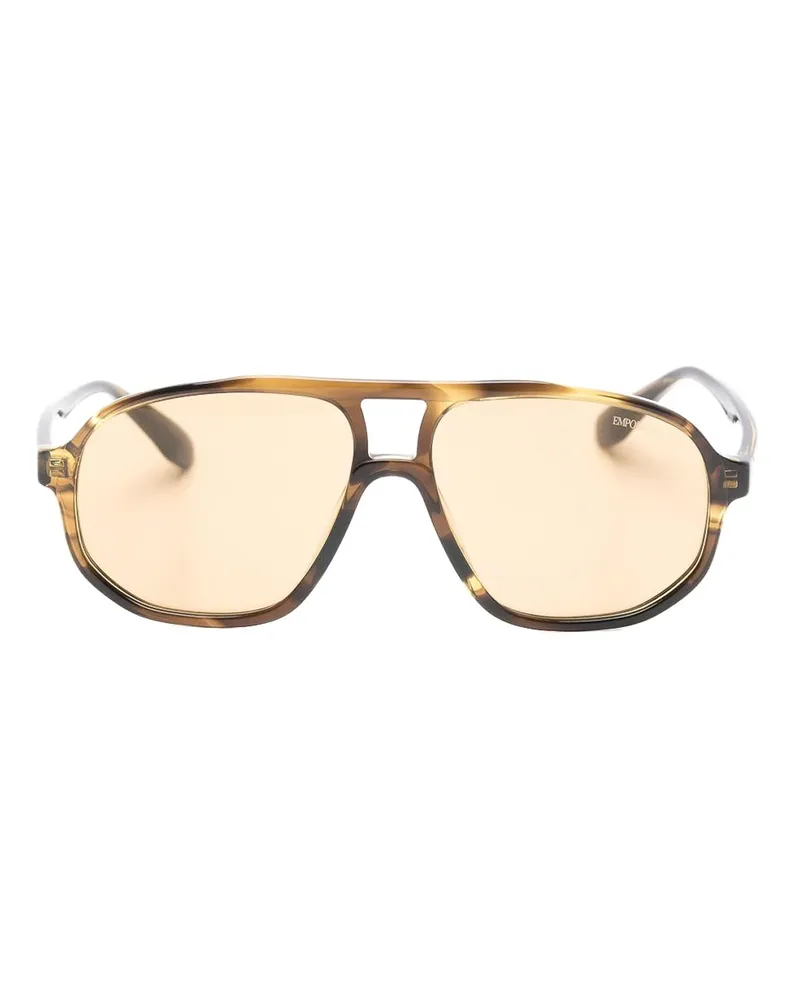 Emporio Armani Sonnenbrille - Hellbraun Hellbraun