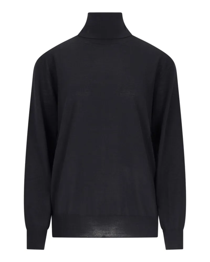 Jil Sander Rollkragenpullover - Schwarz Schwarz