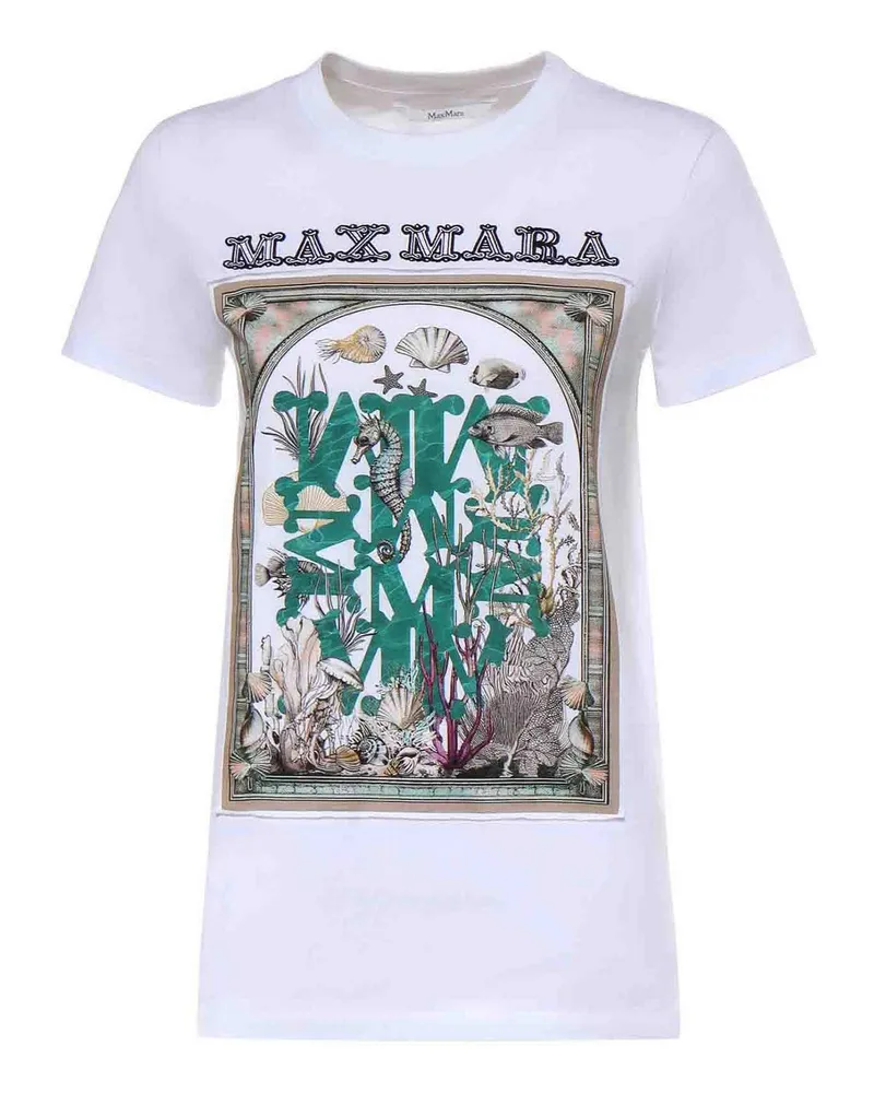 Max Mara T-Shirt - Weiß Weiß