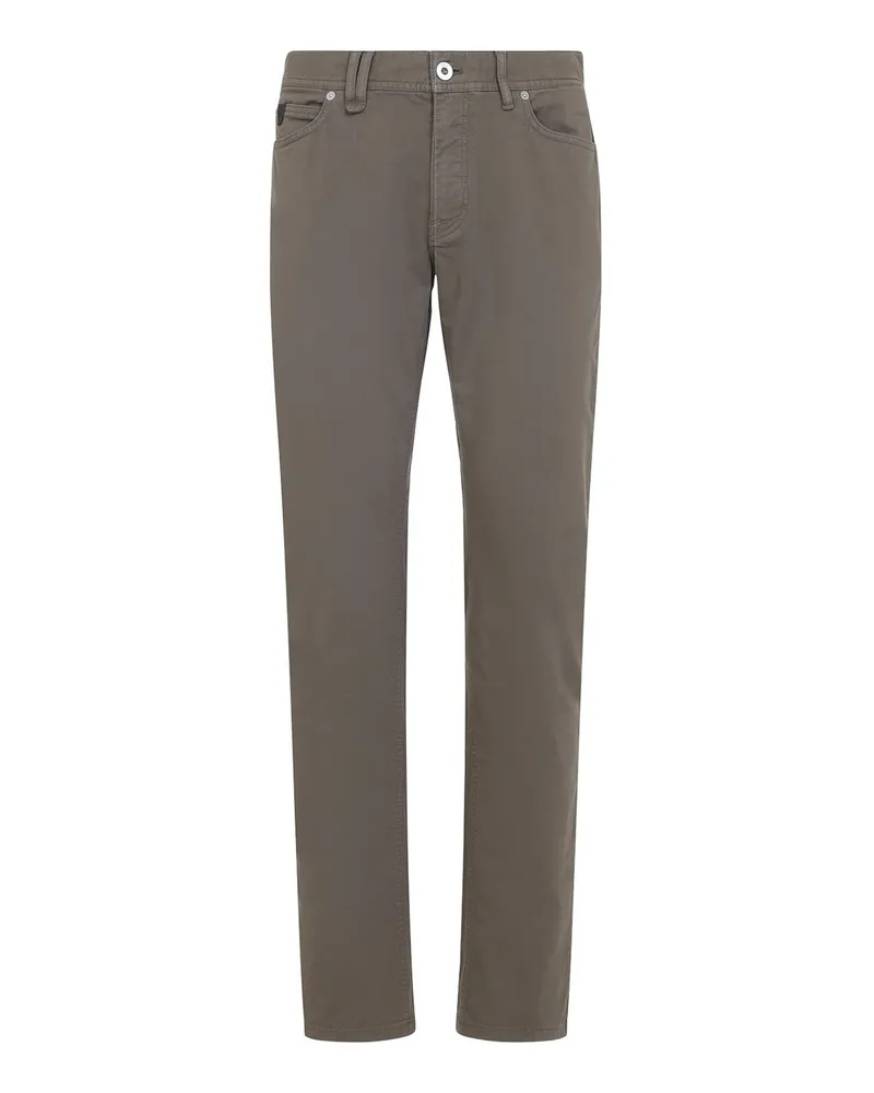 Brioni Straight Leg Jeans - Grau Grau