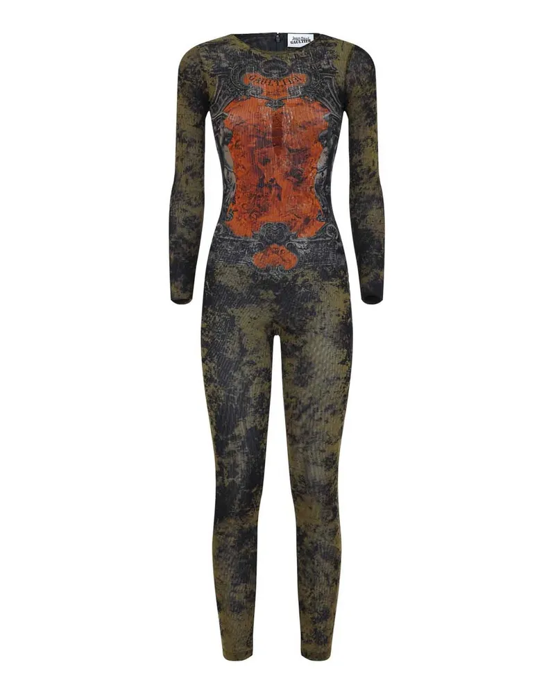Jean Paul Gaultier Jumpsuit - Schwarz Bunt
