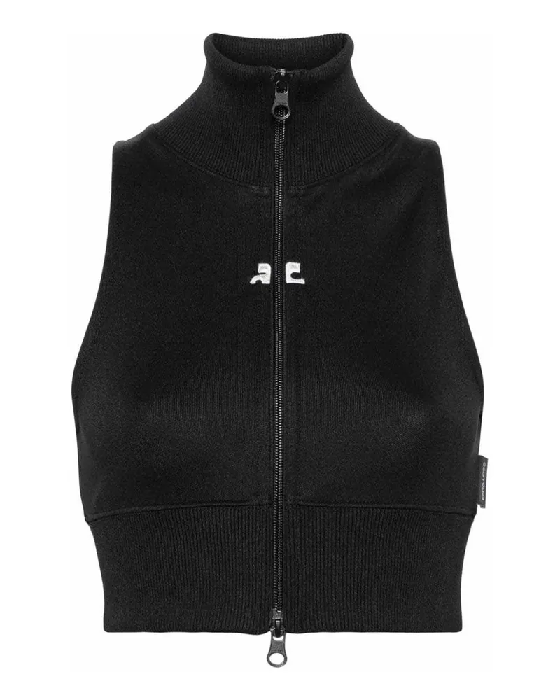 Courrèges Casualjacke - Schwarz Schwarz