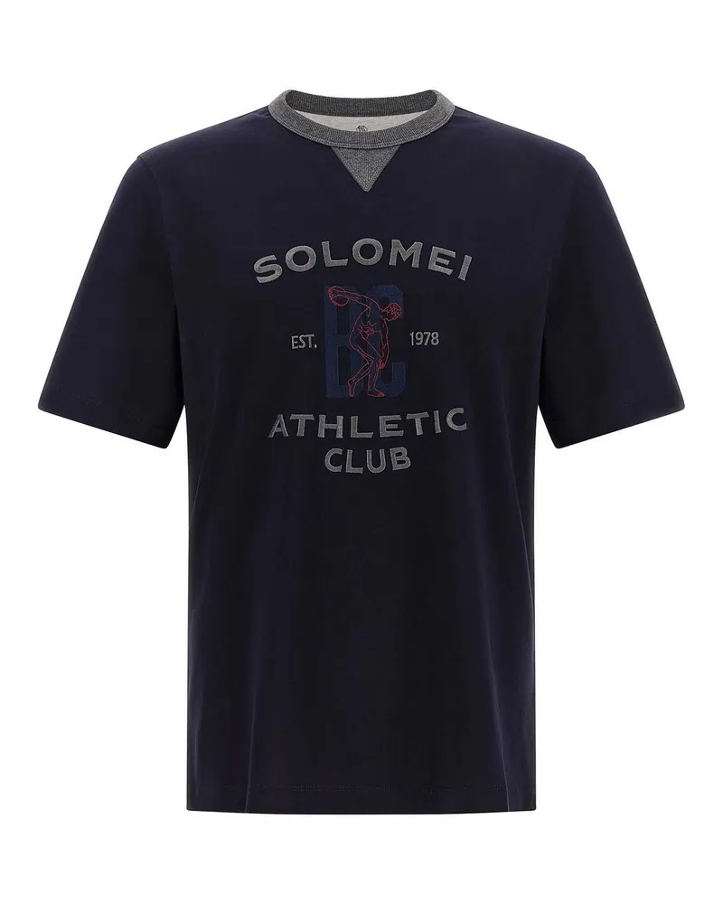 Brunello Cucinelli T-Shirt - Blau Blau