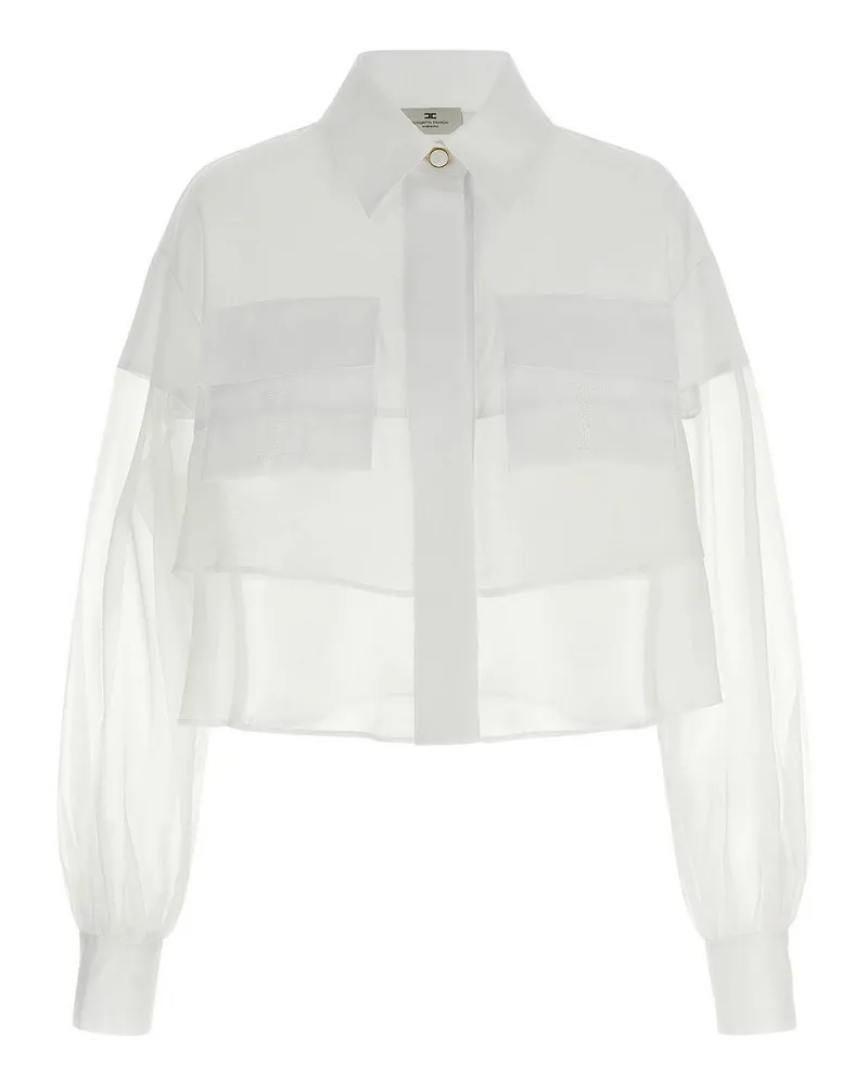 Elisabetta Franchi Hemd - Weiß Weiß