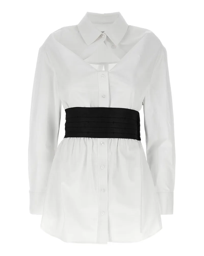 Alexander Wang Knielanges Kleid - Weiß Weiß
