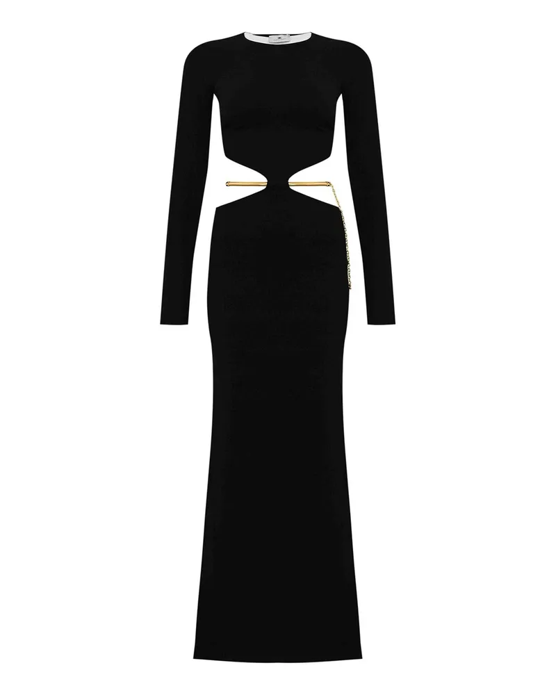 Elisabetta Franchi Abendkleid - Schwarz Schwarz